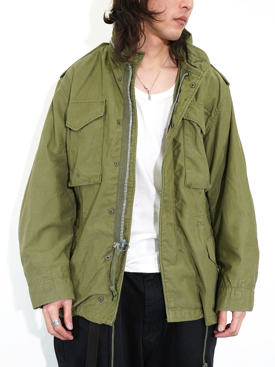 60's U.S.ARMY M-65 フィールドジャケット アルミジップ 表記(SMALL