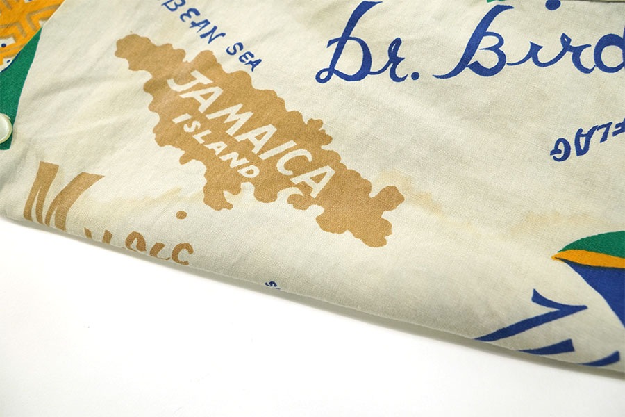 60's Land'n Sea ループカラー 総柄 ハワイアンシャツ 表記(M)