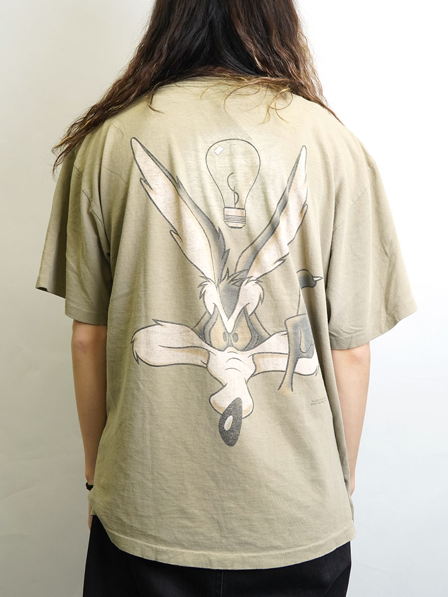 90's Changes ''WILE E. COYOTE'' 両面プリント パロディTシャツ