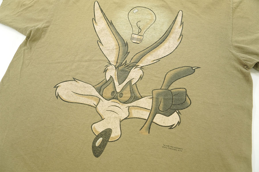90's Changes ''WILE E. COYOTE'' 両面プリント パロディTシャツ