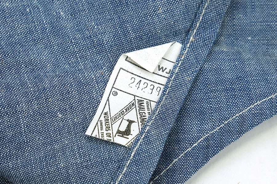 60's Cast-Wide  SHIRTS S/S シャンブレーシャツ 表記(15 1/2) DEAD