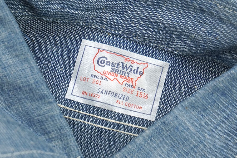 60's Cast-Wide SHIRTS S/S シャンブレーシャツ 表記(15 1/2) DEAD