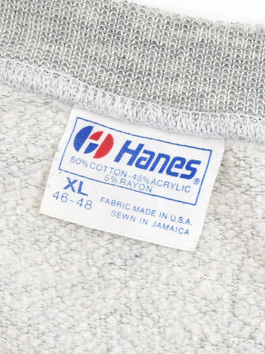 80's Hanes ''SPITFIRE WHEELS'' ラグランスウェット グレー 表記(XL)