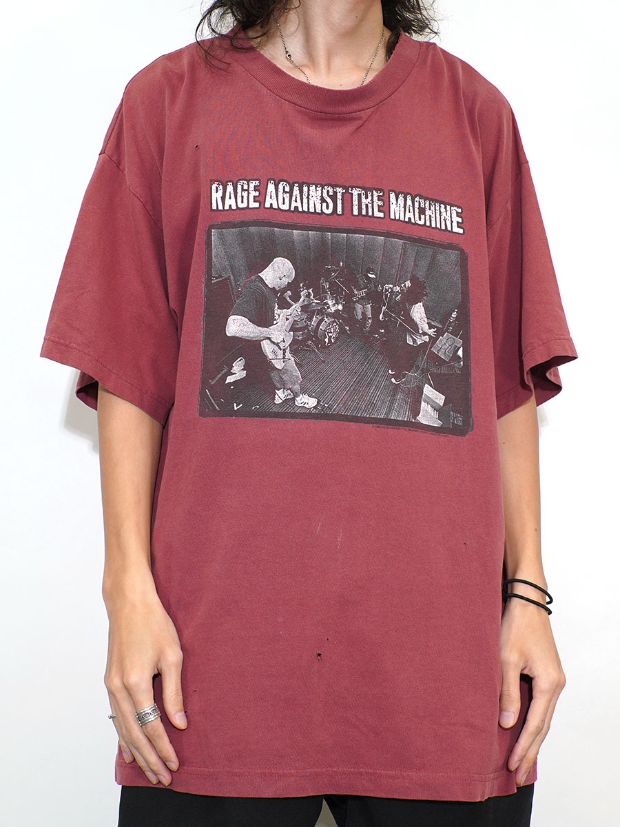 90's giant ''RAGE AGAINST THE MACHINE'' プリントTシャツ