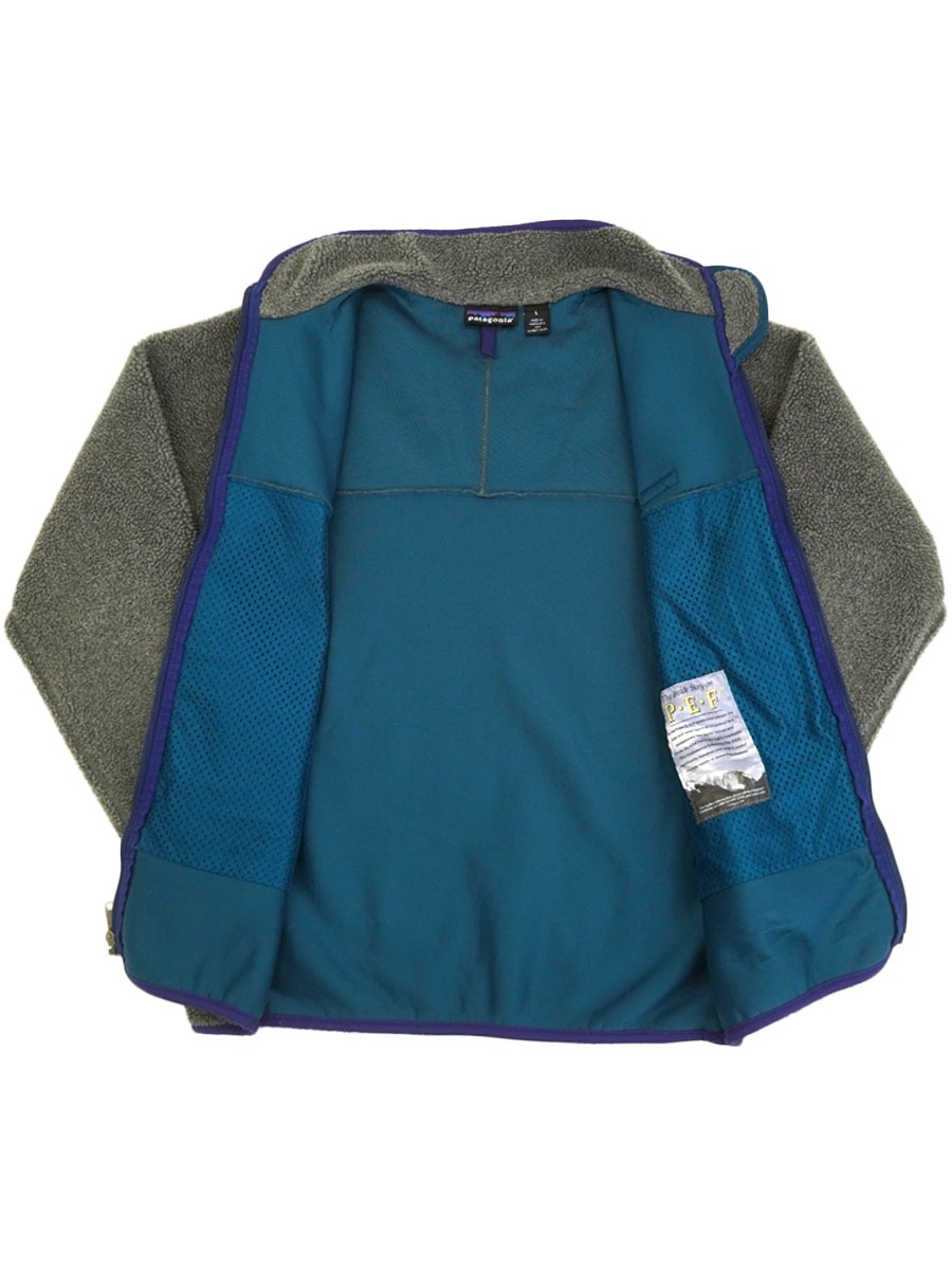 90'S PATAGONIA RETRO-X CHARCOAL HEATHER (SIZE.LARGE) MADE IN USA