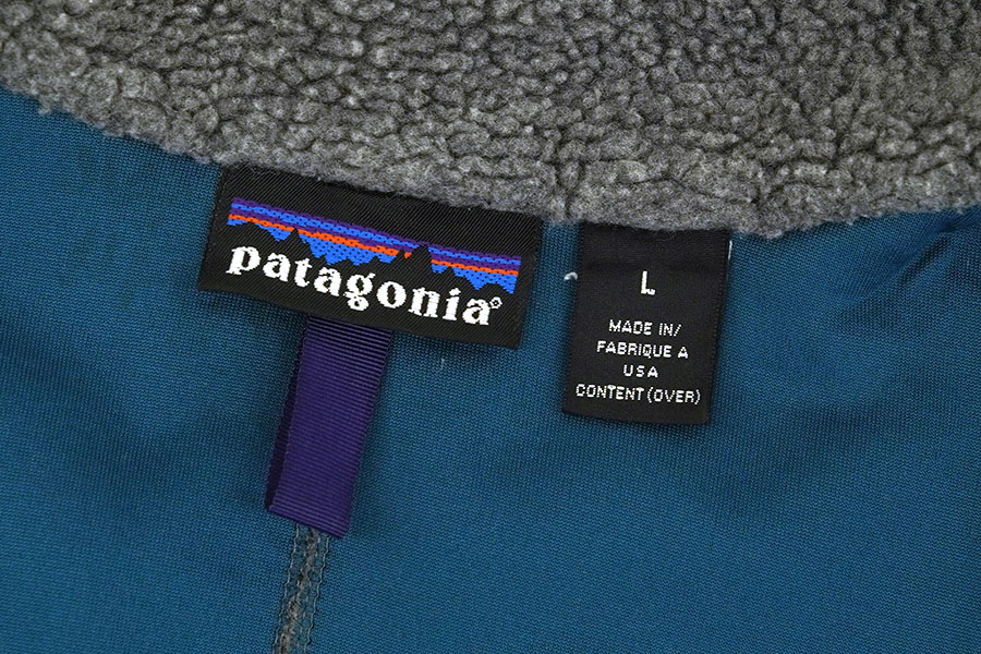 90'S PATAGONIA RETRO-X CHARCOAL HEATHER (SIZE.LARGE) MADE IN USA