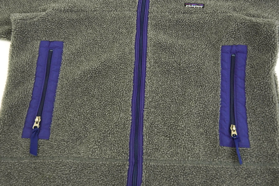 90'S PATAGONIA RETRO-X CHARCOAL HEATHER (SIZE.LARGE) MADE IN USA