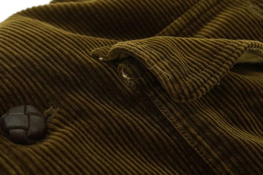 ラルフローレン ビンテージ 太畝コーデュロイ ブルゾン 裏地チェック XL ラルフローレン 裏地チェック柄 太畝コーデュロイ ハンティング