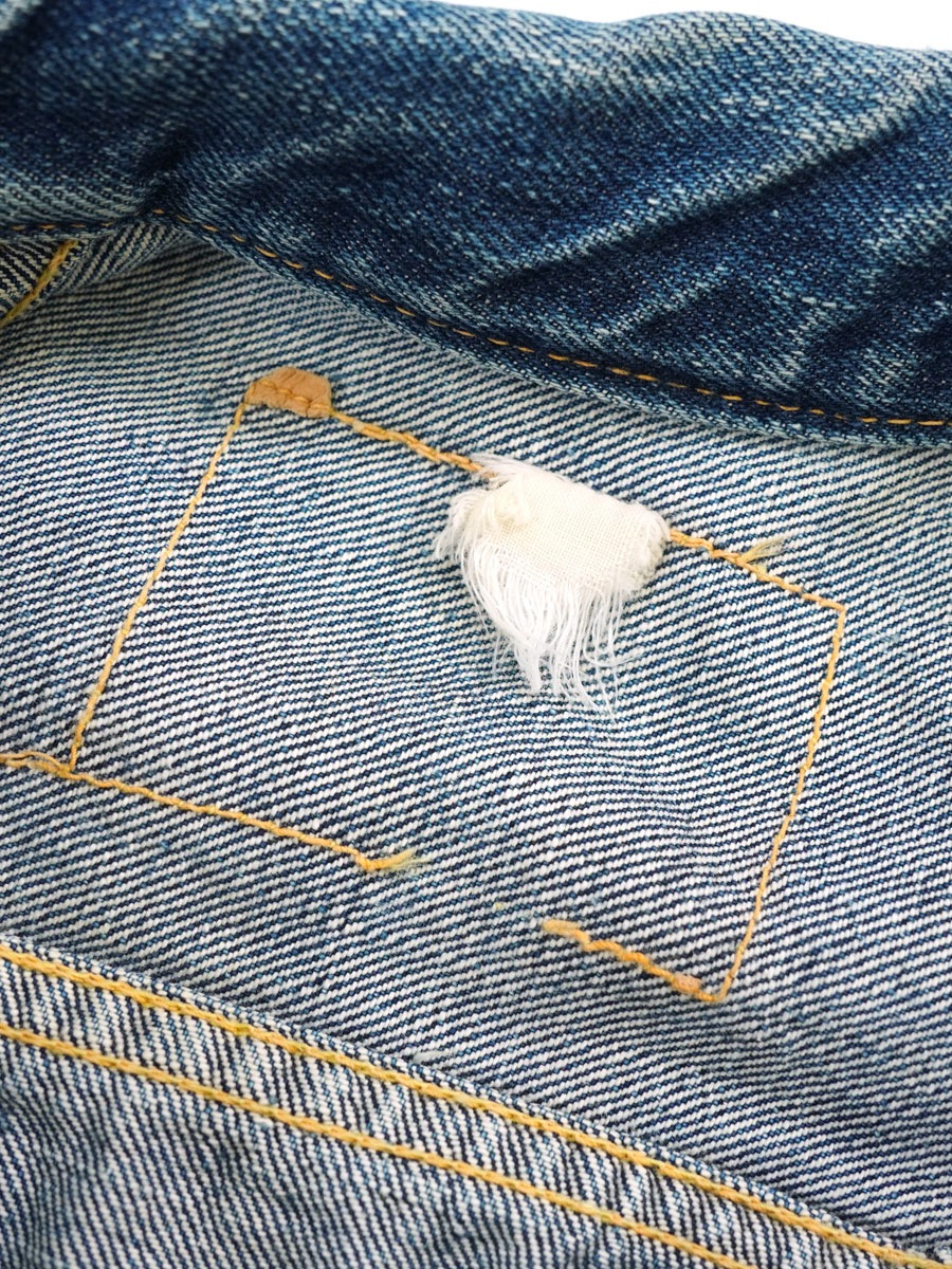 50's Levi's 507BXX デニムジャケット 良雰囲気 実寸(8位) キッズサイズ