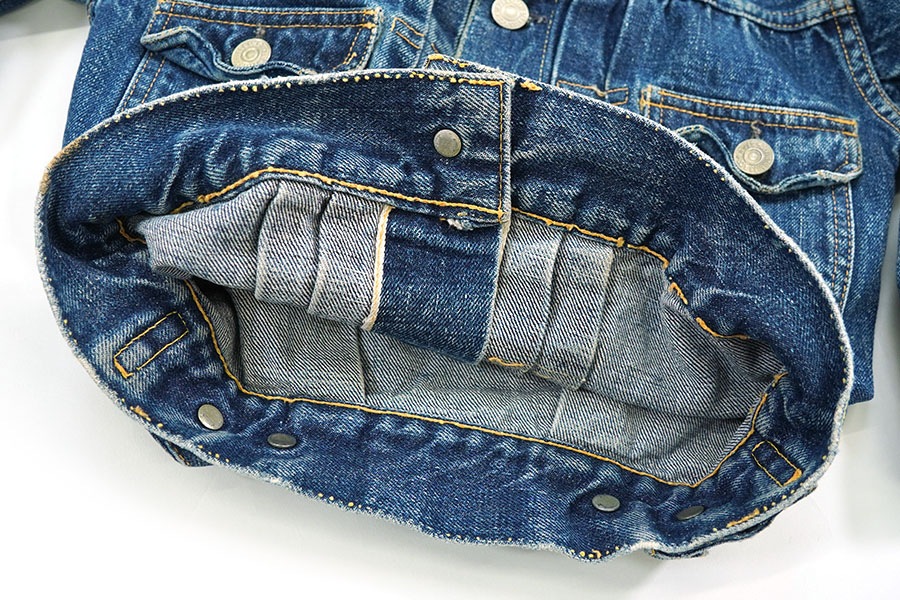50's Levi's 507BXX デニムジャケット 良雰囲気 実寸(8位) キッズサイズ