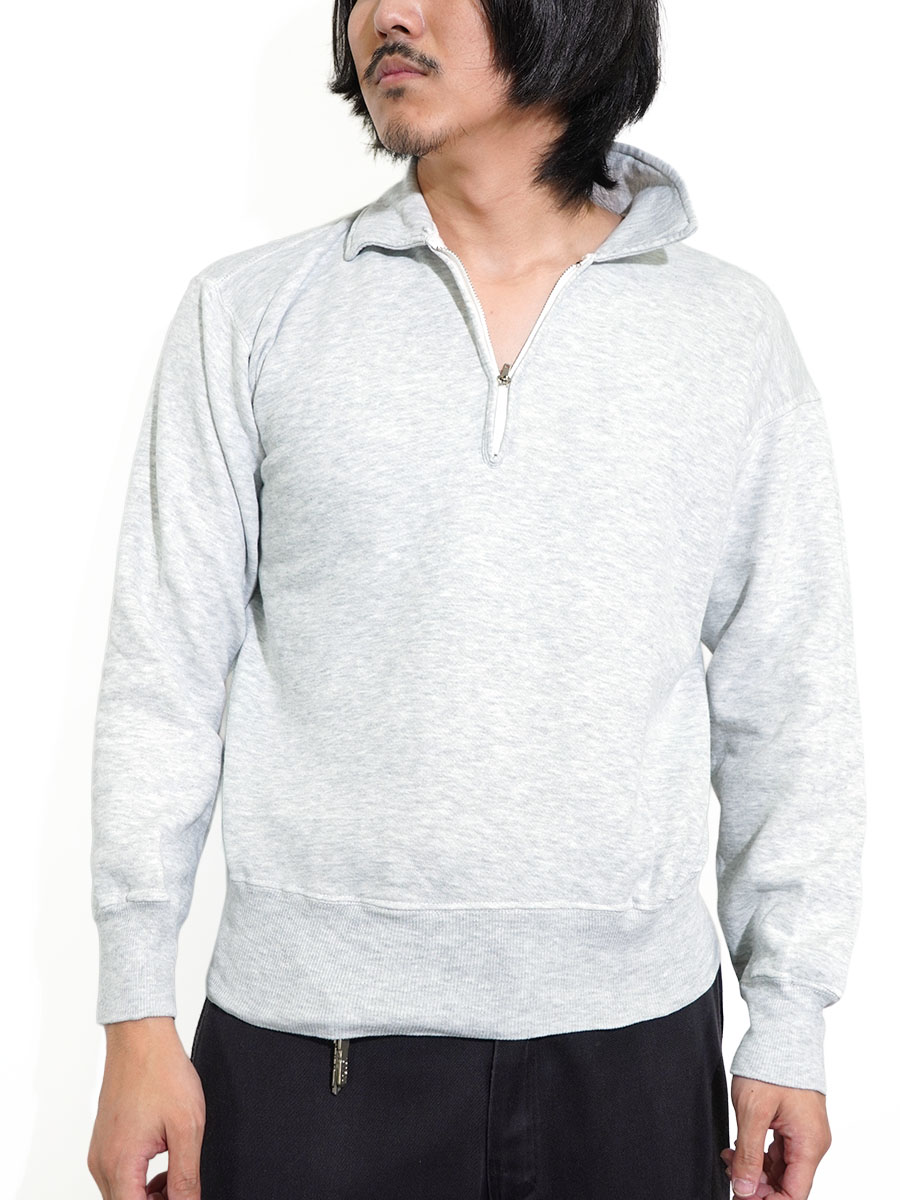 Pilgrim グレー スウェット Mサイズ 50's PILGRIM 無地 無地 襟付き H/Z スウェット グレー 表記(M