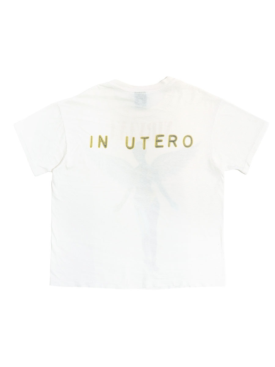 90's giant BY anvil NIRVANA ''IN UTERO'' 両面プリント Tシャツ 表記