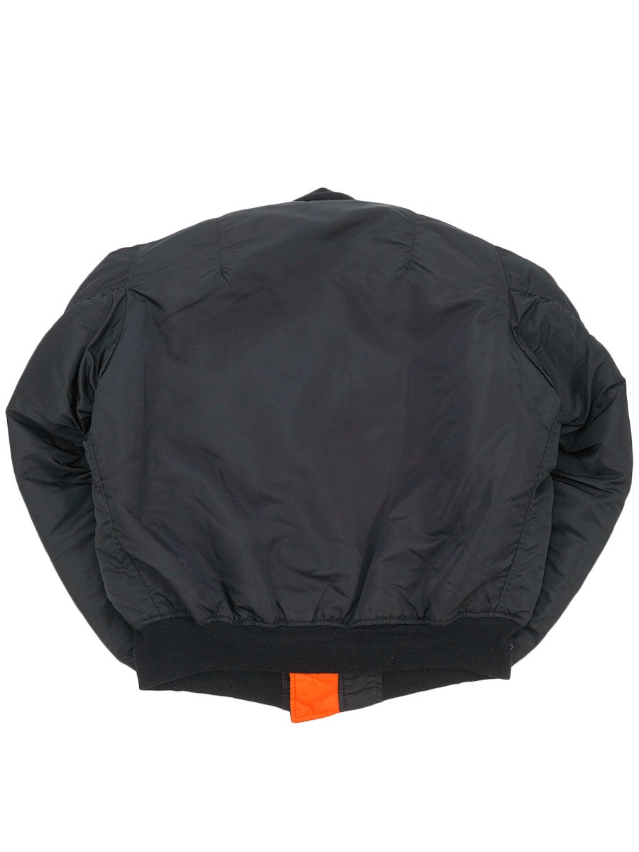ALPHA INDUSTRIES MA-1 MIL-J-82790J FLIGHT JACKET BLACK (SIZE.X