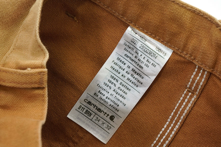 CARHARTT DUCK PAINTER PANTS BROWN (SIZE.W34 L32) MADE IN MEXICO