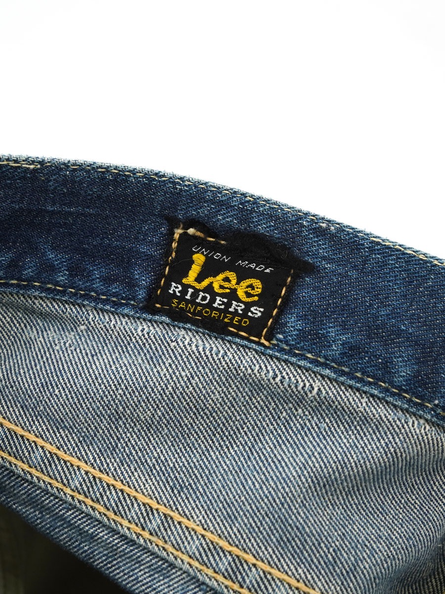 60's Lee 101Z センター黒タグ デニムパンツ 良雰囲気 実寸(31x32位