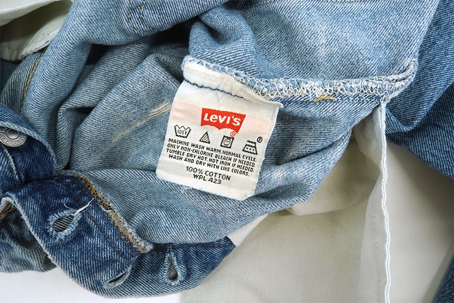 00'S LEVI'S 501 DAMAGE！ JEANS (SIZE.W34 L30) MADE IN USA