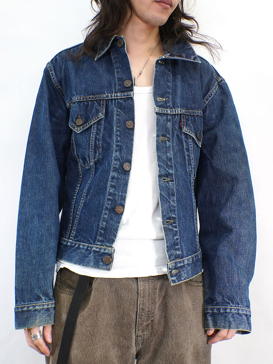 美品　Levi's プレミアム デニムジャケット 2nd XL BIG E 60's Levi's 558 BIG-E ロング丈 デニムジャケット 良雰囲気 実寸(40位