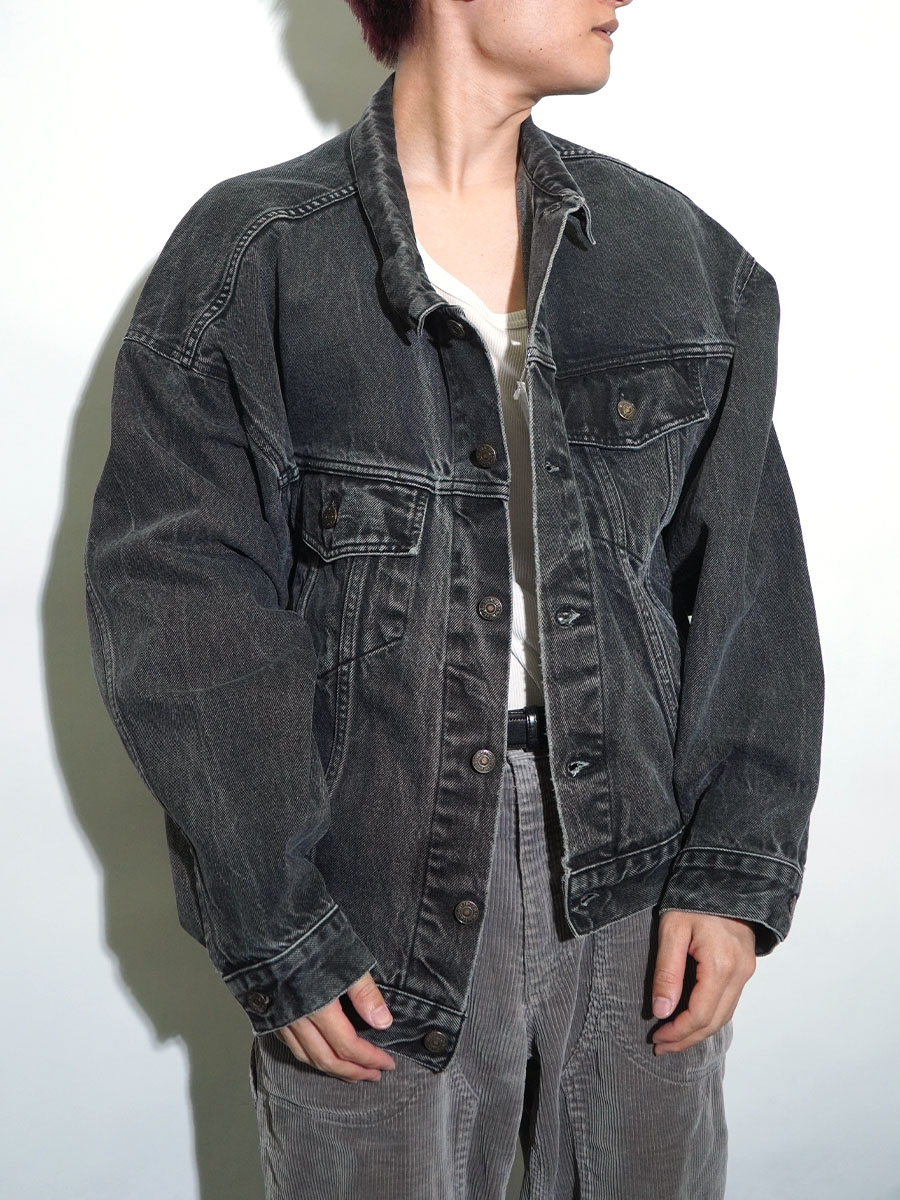 90's～ Levi's 70598 BLACK DENIM JACKET (SIZE. LARGE) | NEW ITEM