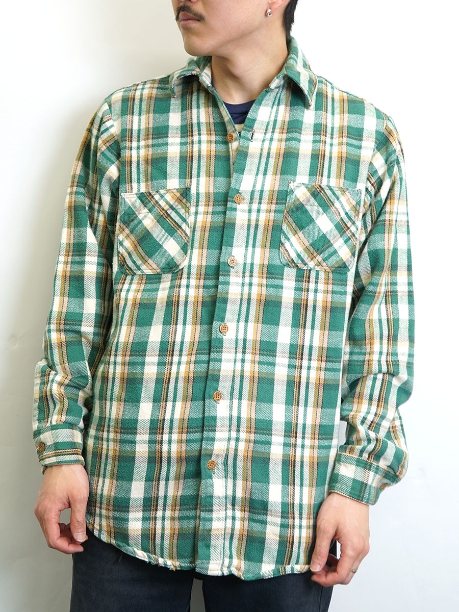 80's BIG MAC 好配色チェック フランネルシャツ 表記(M TALL) | すべて