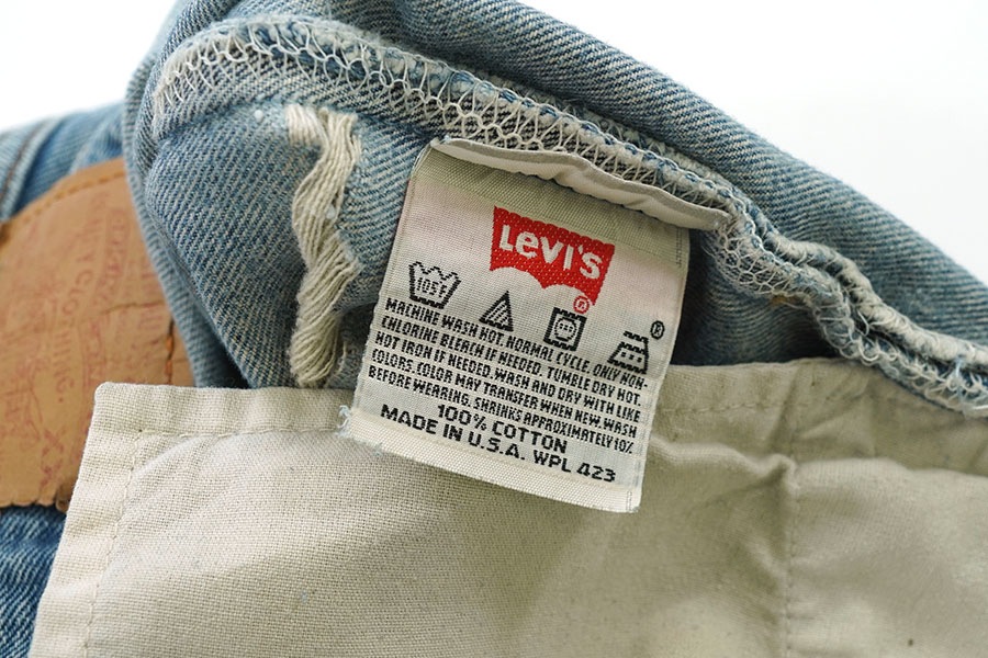 90's Levi's 501 デニムパンツ クラッシュ 表記(38x31) USA製