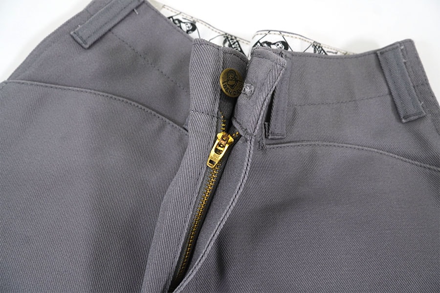 BEN DAVIS ''GORILLA CUT'' WORK PANTS GREY (SIZE.W32 L30) NOS MADE