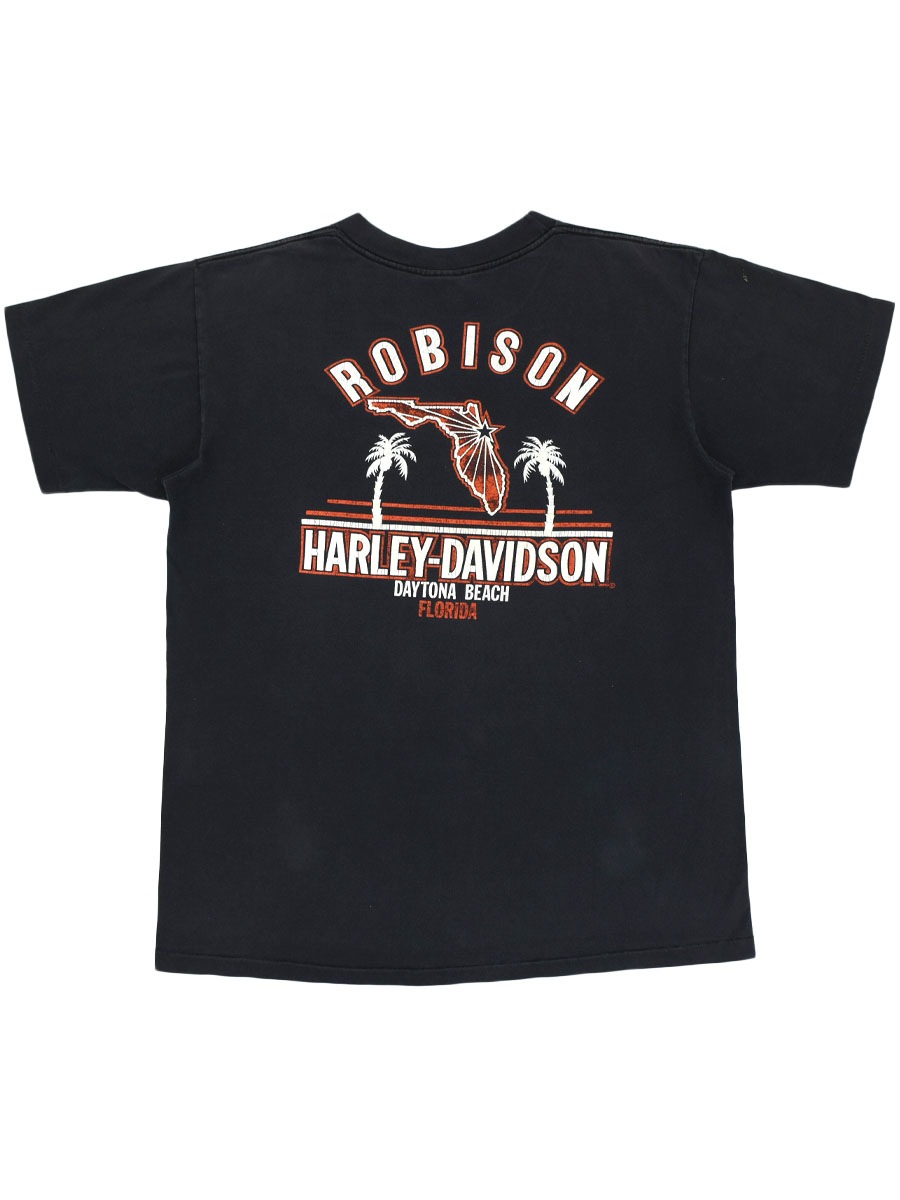 90's HARLEY-DAVISON ''DAYTONA BIKE WEEK/ROBISON'' 両面プリント T