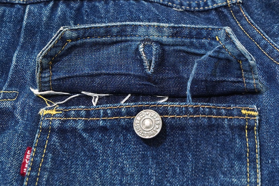 50's Levi's 507XX デニムジャケット 良雰囲気 実寸(42位) ハギ付き