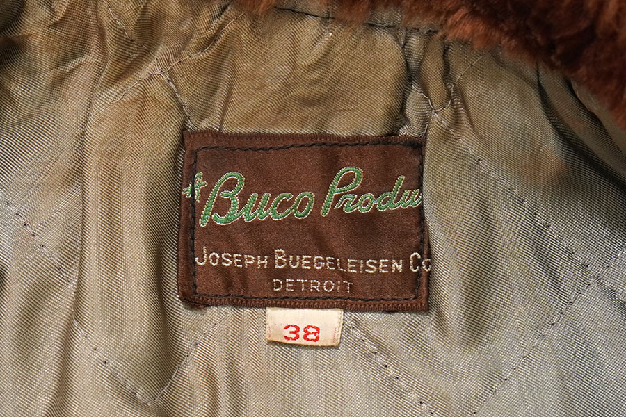 40'S～ BUCO PRODUCTS J-65 LEATHER JACKET (SIZE.38)
