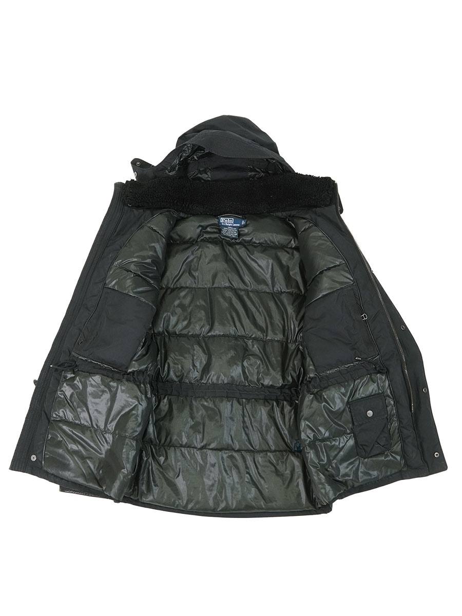 RALPH LAUREN M-65 TYPE DOWN JACKET BLACK！ (SIZE.LARGE) | NEW ITEM
