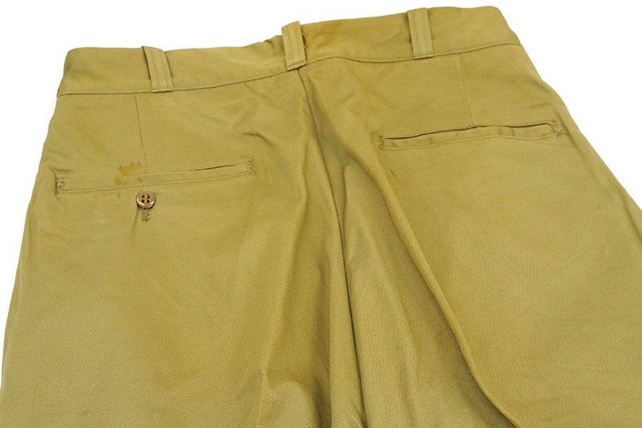 62 U.S.ARMY チノトラウザー ベージュ 表記(W32 L31) NOS | NEW ITEM