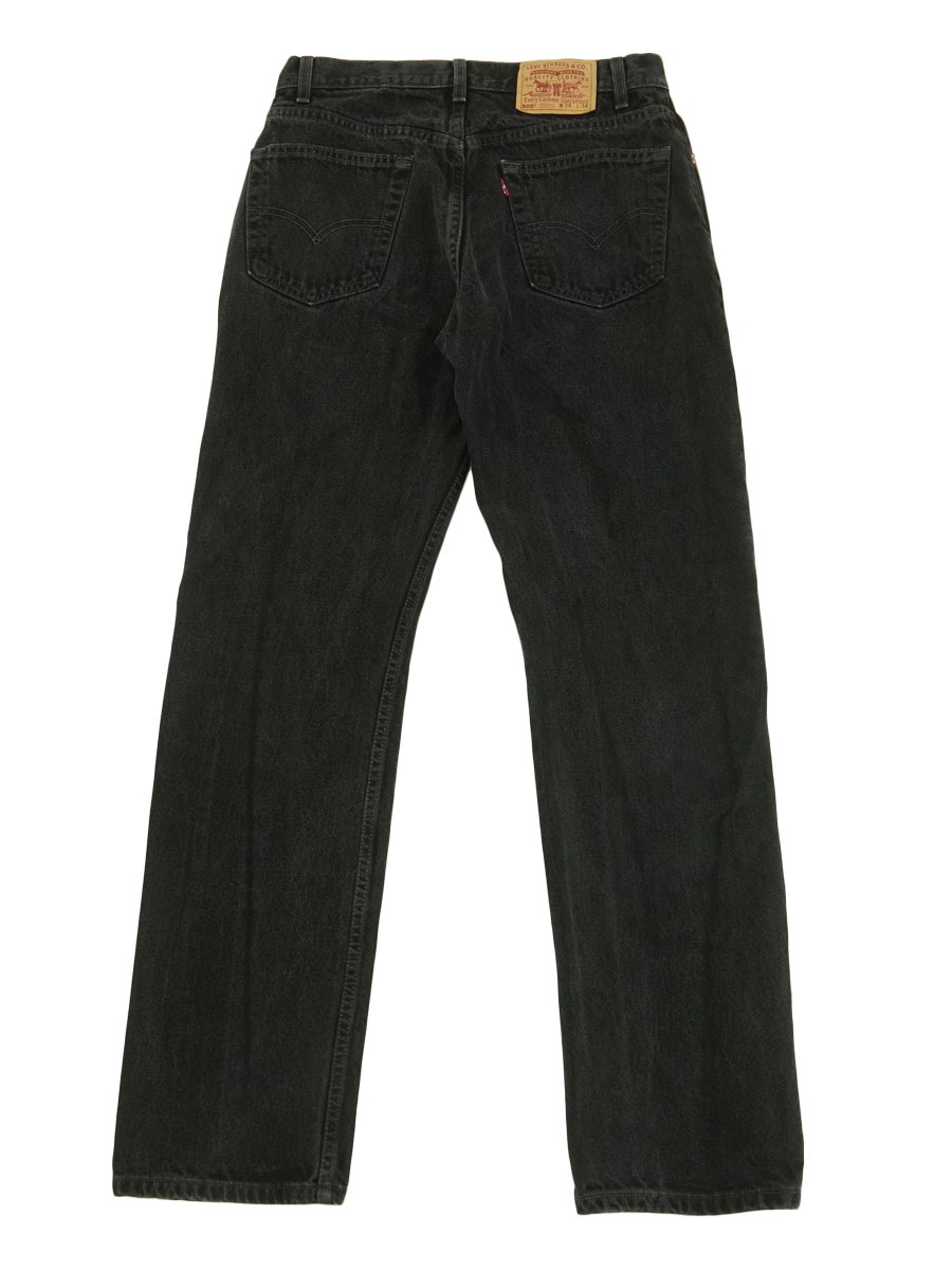 90's USA製Levi's リーバイス505 ブラックジーンズデニムアメカジ 90's Levi's 505 ブラックデニムパンツ “USA製” - used&vintage
