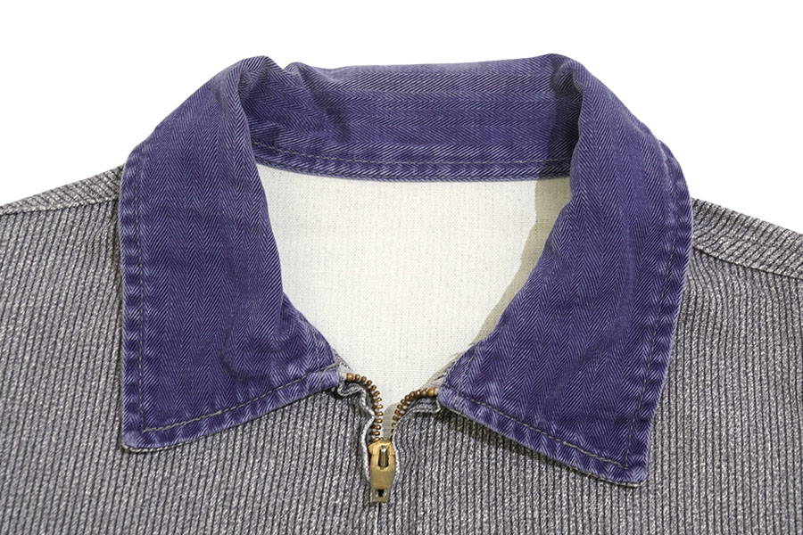 60's Α.Ε. Jewell & CO., INC. プリントストライプ&HBT F/Z ワーク