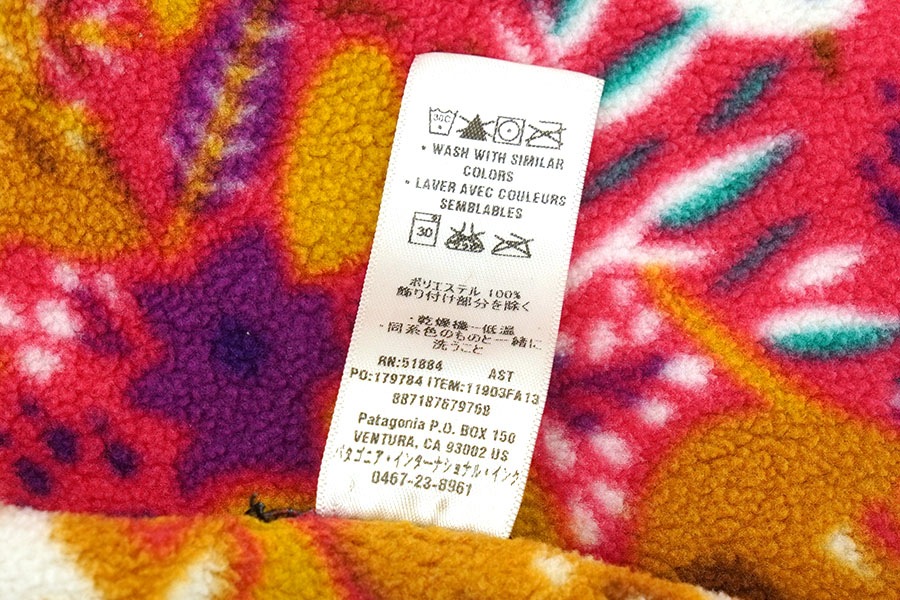 13 パタゴニア シンチラブランケット 総柄 表記(ONE) | NEW ITEM