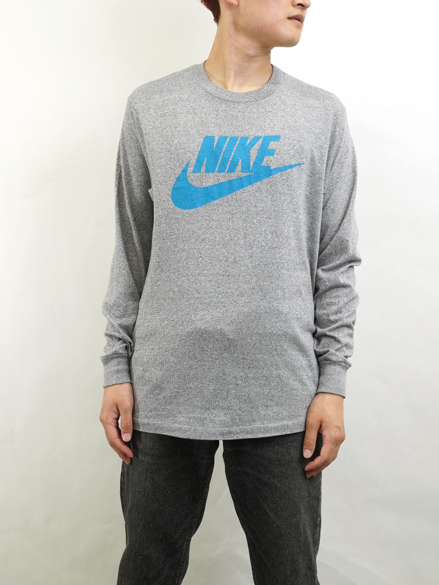 アメリカusa製80年代ビンテージ紺タグNIKEグレーTシャツ swoosh