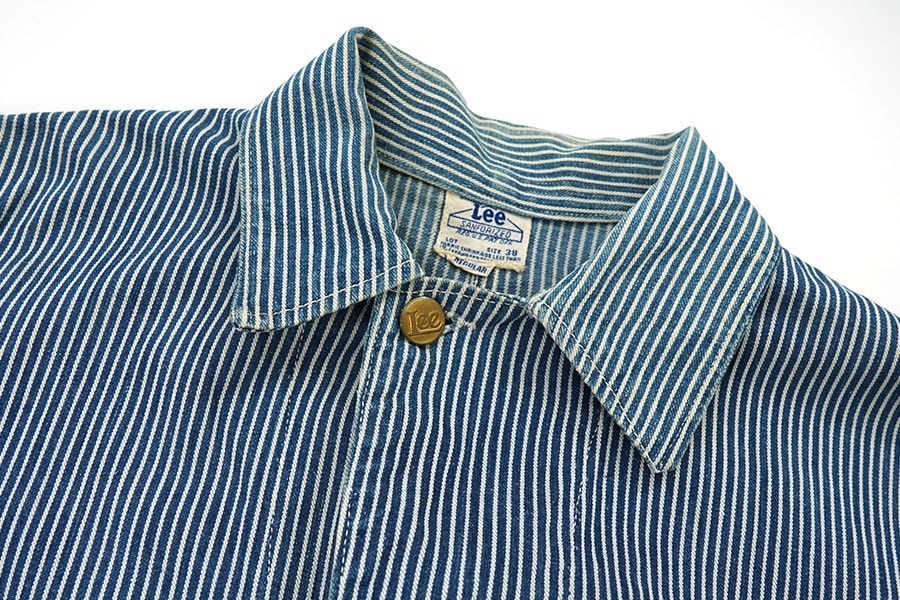 50's Lee ハウスマークタグ 98-J ヒッコリーカバーオール 表記(38 REG