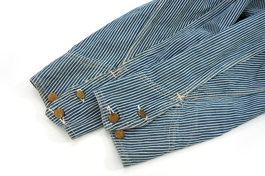 50's Lee ハウスマークタグ 98-J ヒッコリーカバーオール 表記(38 REG