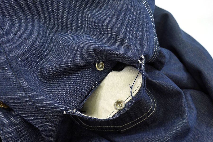 70's Lee 81LJ 襟コーズ 裏ブランケットライナー デニムカバーオール