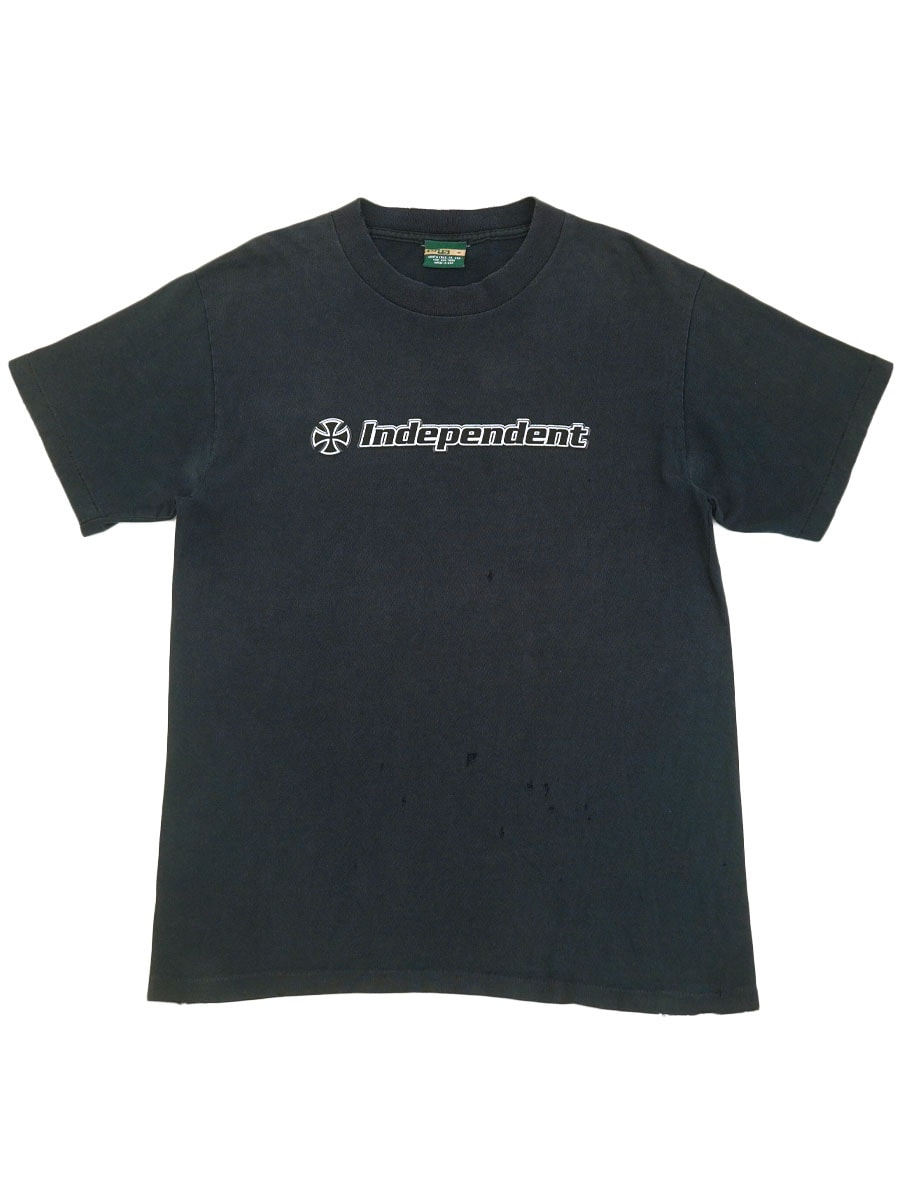90'S NHS ''INDEPENDENT'' T SHIRT BLACK (SIZE.MEDIUM) MADE IN USA