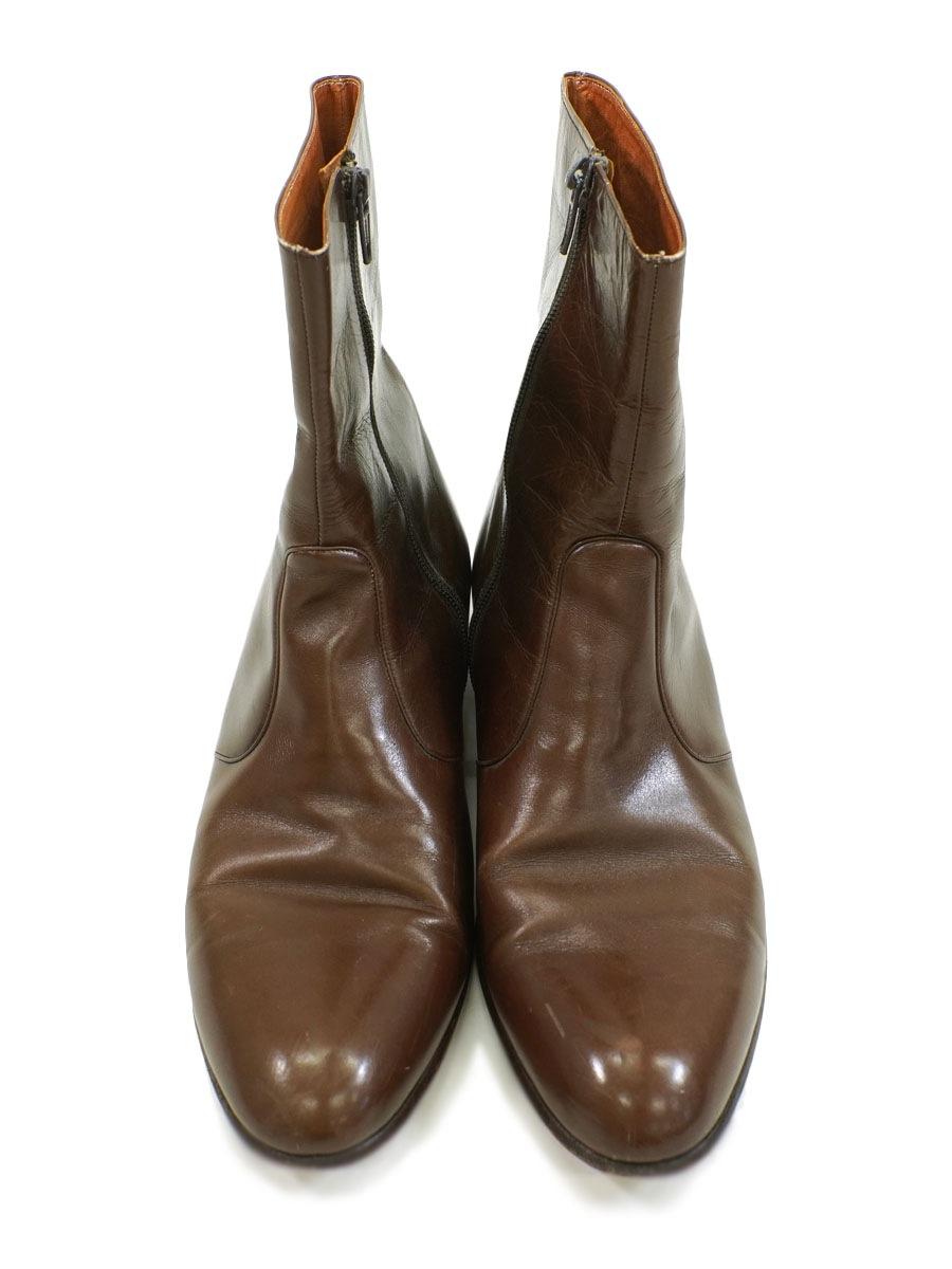 VIGEVANO サイドジップブーツ ブラウン 表記(9 1/2) | SOLD OUT