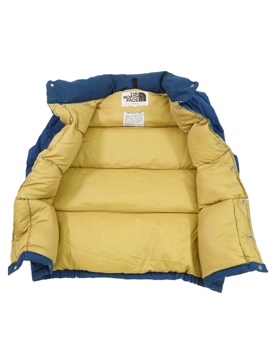 80's 茶タグ THE NORTH FACE ダウンベスト ネイビー 表記(L) | すべて