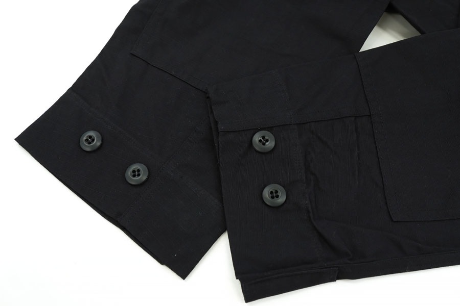 '97 US COAT HOTWEATHER BLACK 357 BDU JACKET (SIZE. SMALL REG) NOS