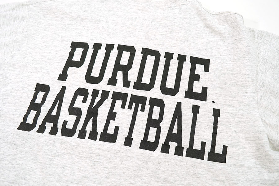 80's チャンピオン ''PURDUE BASKETBALL'' 両面プリントTシャツ 表記(L) USA製