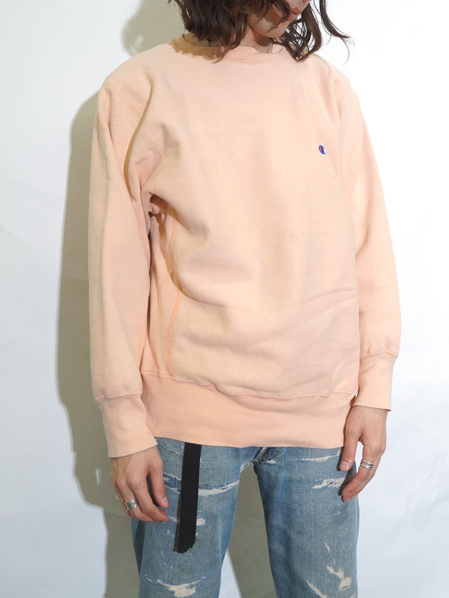 90'S CHAMPION REVERSE WEAVE PLAIN SALMON PINK (SIZE.LARGE) | NEW