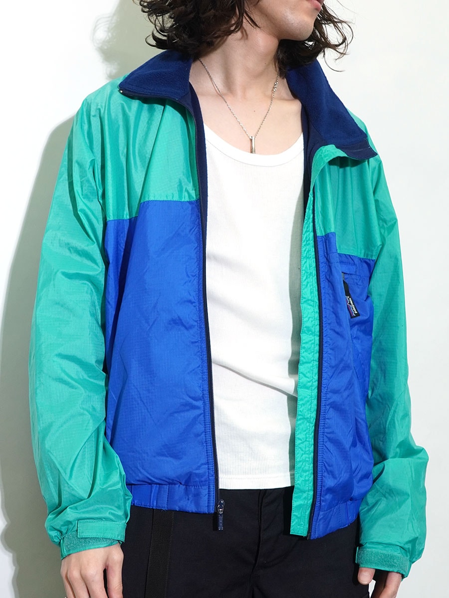 '90 PATAGONIA FEATHER WEIGHT JACKET CARIBBEAN/LOYAL (SIZE.SMALL)
