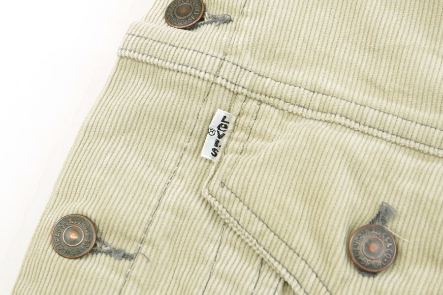70's Levi's 70505 3rd型 コーデュロイジャケット ベージュ 表記