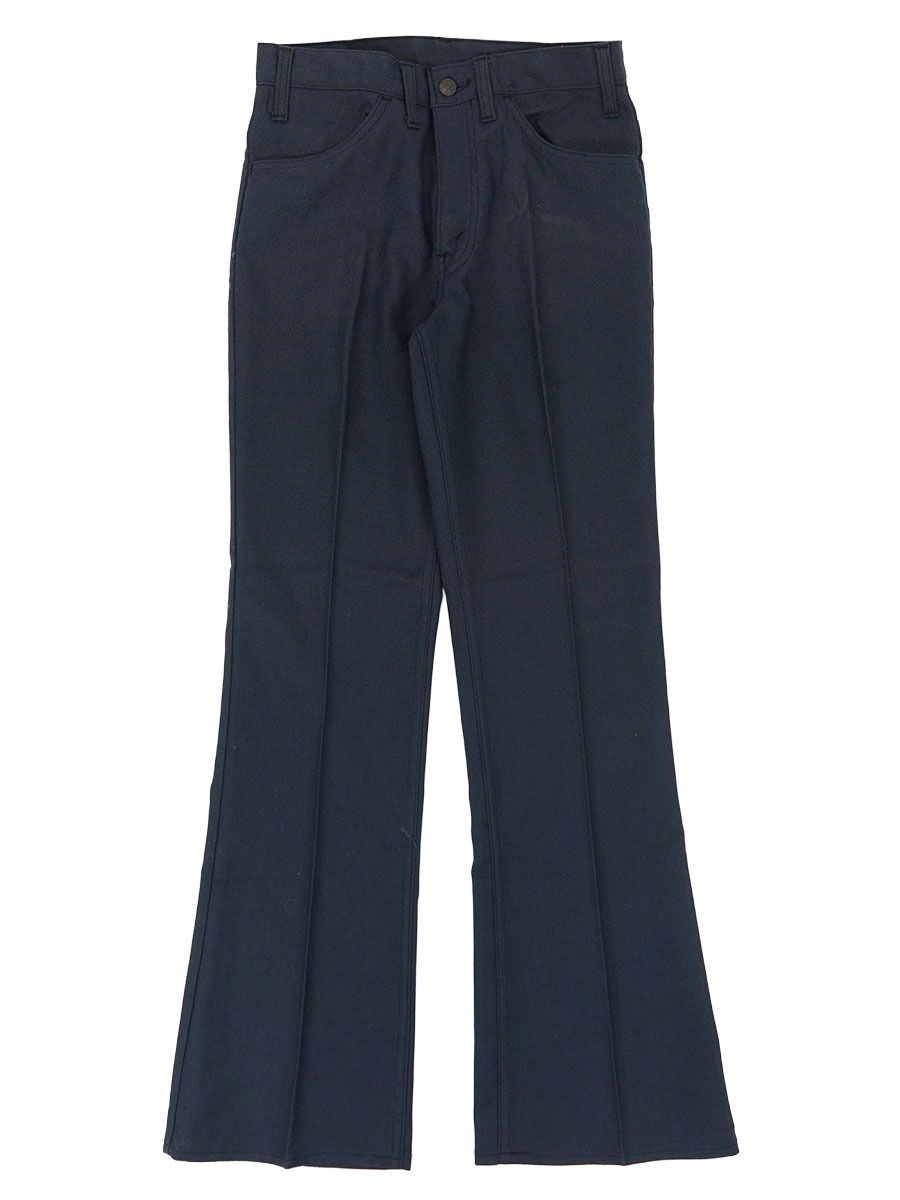 70's Levi's STA-PREST 646-4418 BIG-E スタプレパンツ ネイビー