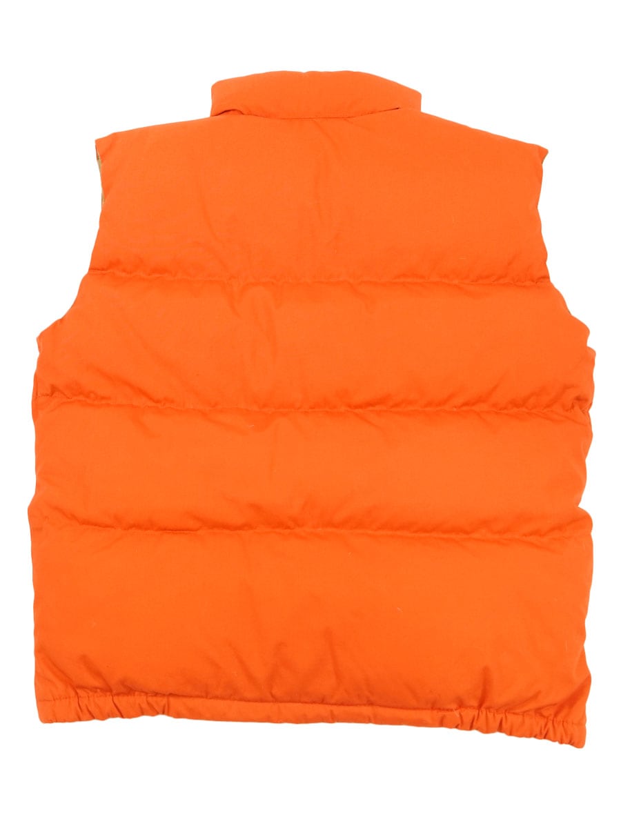 70's 茶タグ THE NORTH FACE ダウンベスト オレンジ 表記(XL) | NEW