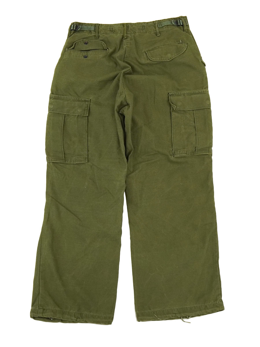 アメリカ軍　実物　M-65 フィールドパンツ　small-short 74年会計 74's U.S.ARMY M-65 フィールドパンツ 表記(SMALL-SHORT