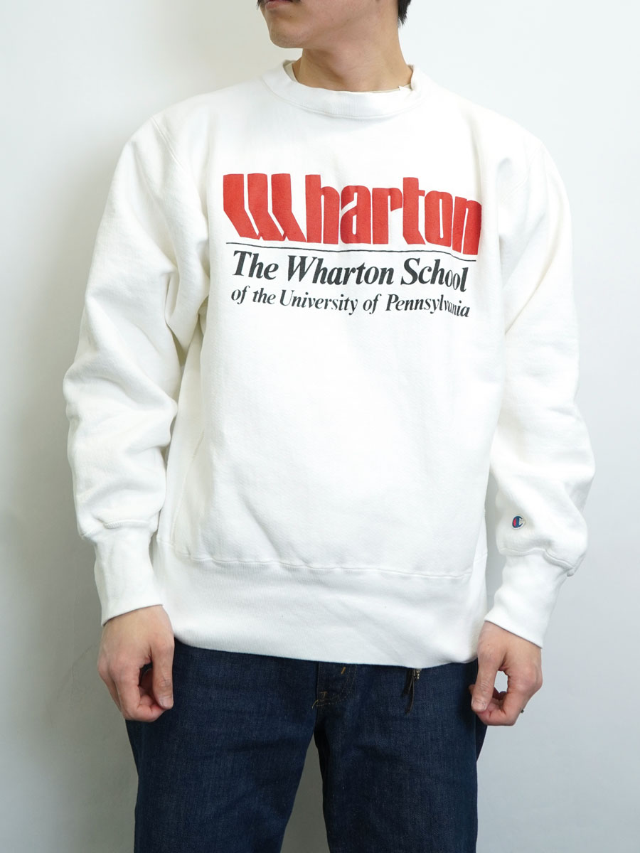 80's プリントタグ チャンピオンRW ''harton'' 白 表記(L)