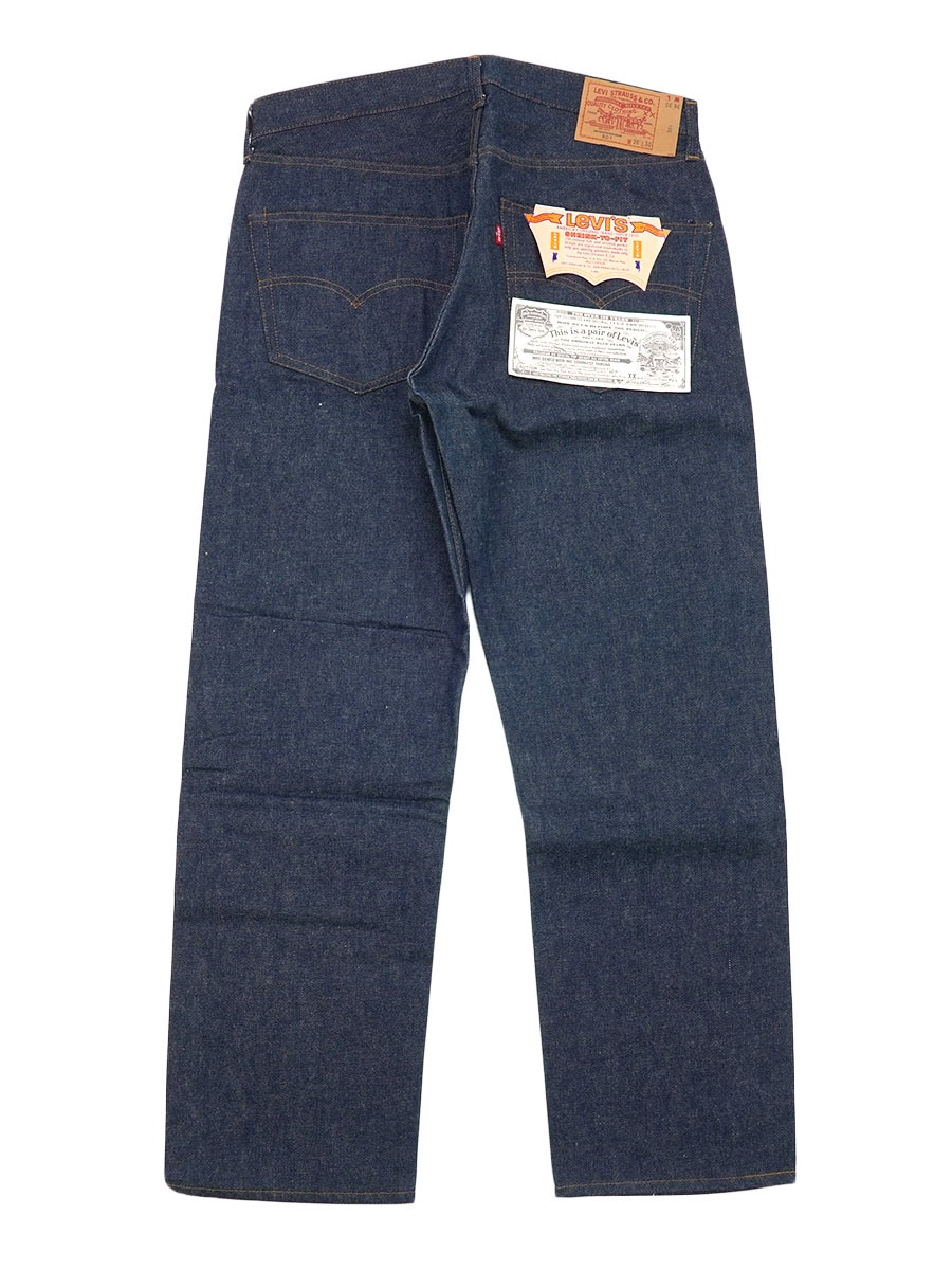 Levi's 501 デニムパンツ 内股シングル 色落良 USA製 80s 80's Levi's 501 内股シングル デニムパンツ 濃紺 USA製 表記(36x30